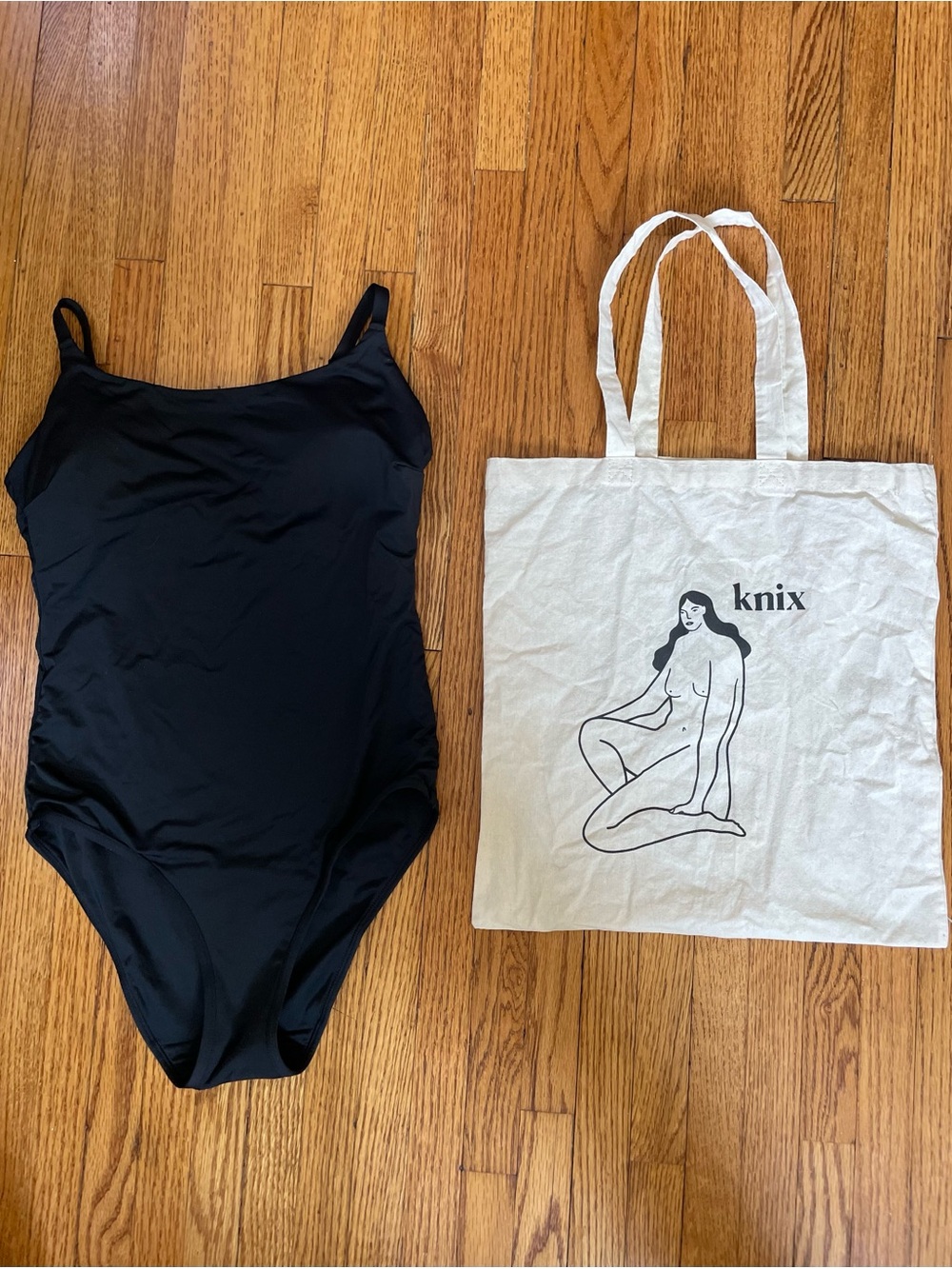 NWOT Knix Sculpt Classic One Piece Swimsuit β Black
